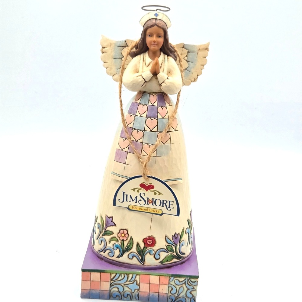 Jim Shore Heartwood Creek Angel of Healing Figurine 9.5" Tall Resin 2006